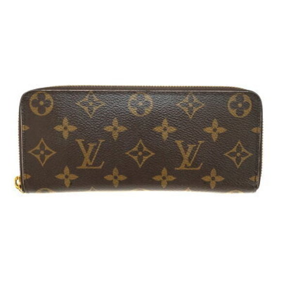 Louis Vuitton Portefeuille Clemence Flower Charm Brown Long Wallet - Picture 1 of 9